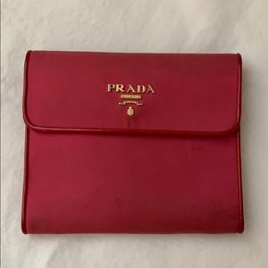 Prada fushia wallet
